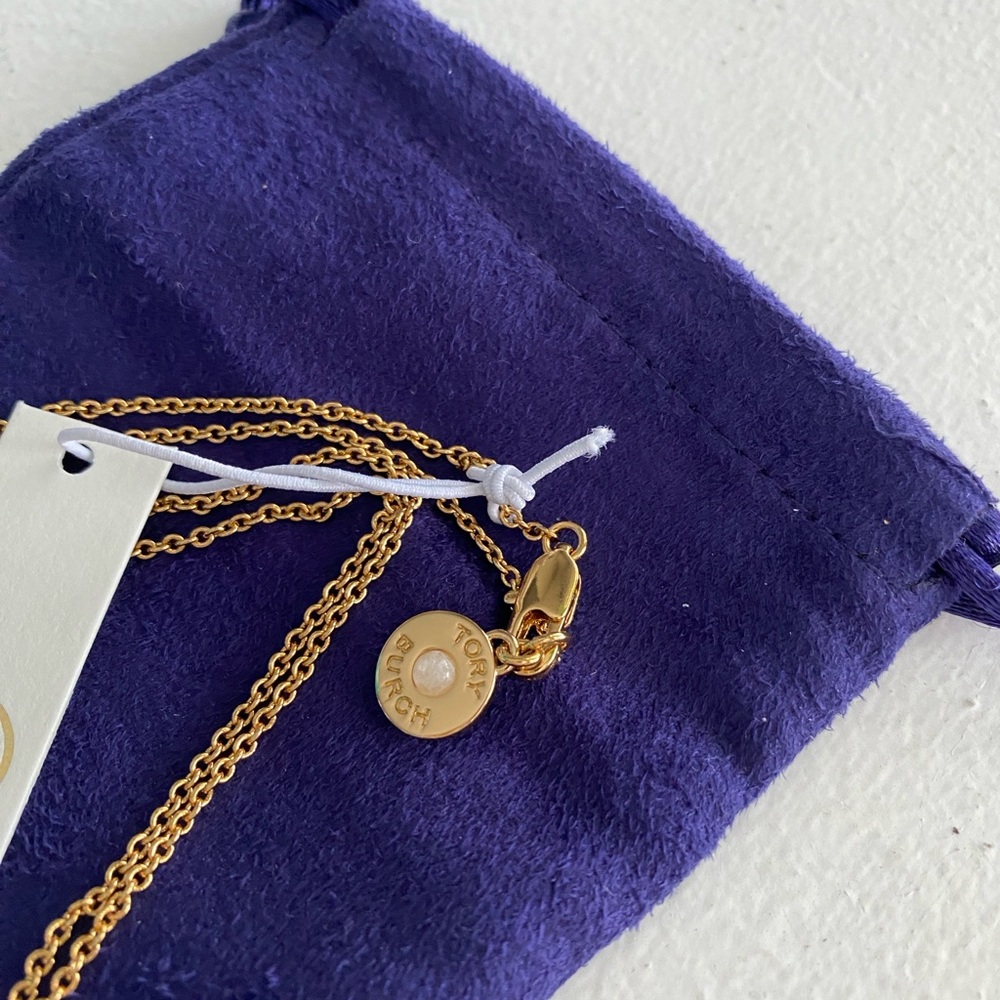 Tory Burch pearl Necklace (rose gold) - Picture 3 of 6